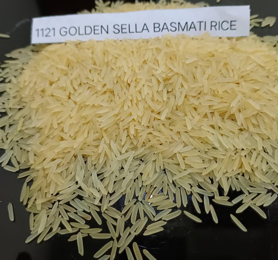 Long-grain 1121 Golden Sella Basmati rice